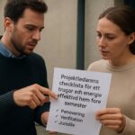 Projektledarens checklista för ett tryggt och energieffektivt hem före semester